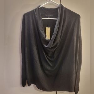 M.M. Couture Womans Large Gray Wool Blend Sweater